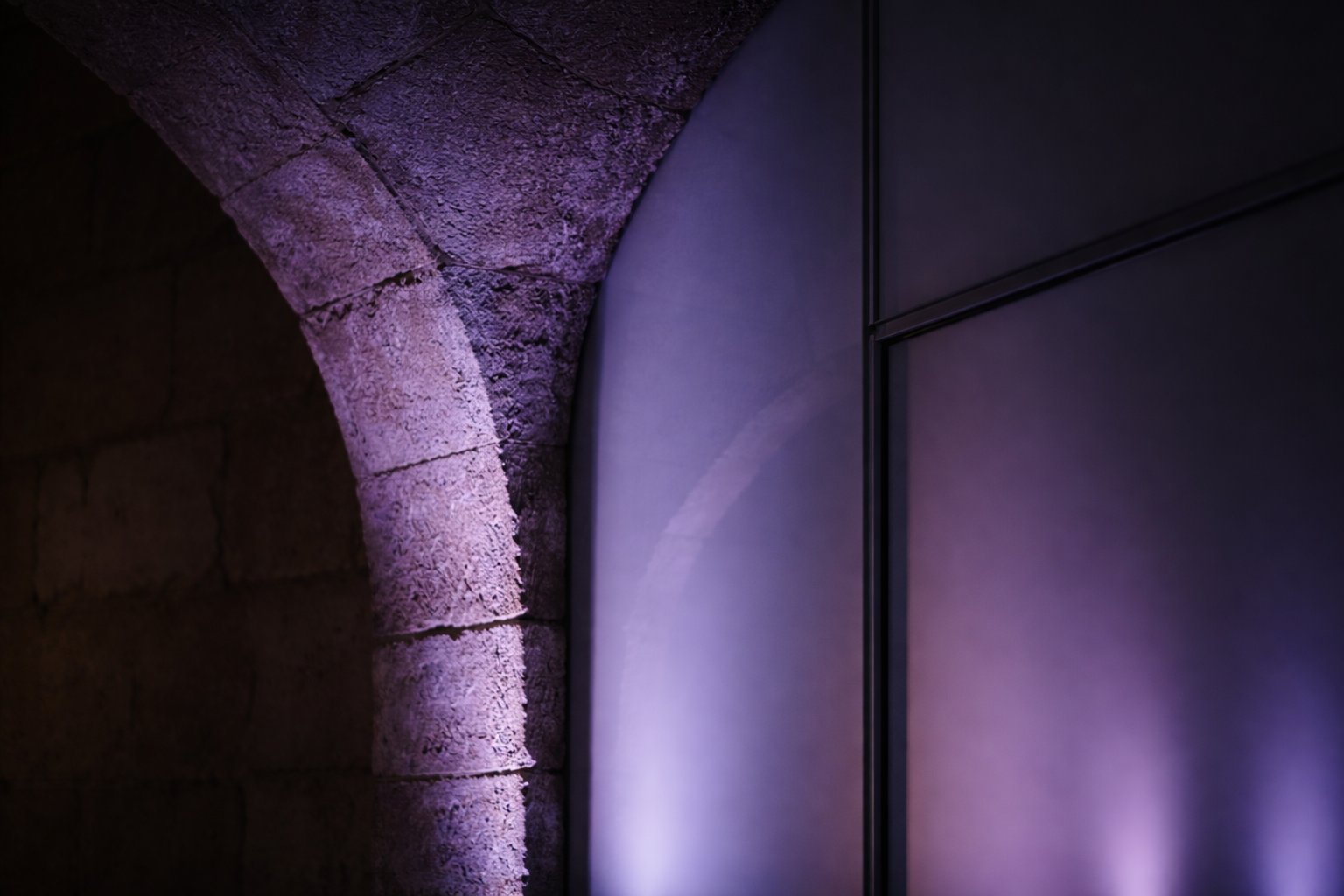 Architectural detail of a luxury event venue in Portugal