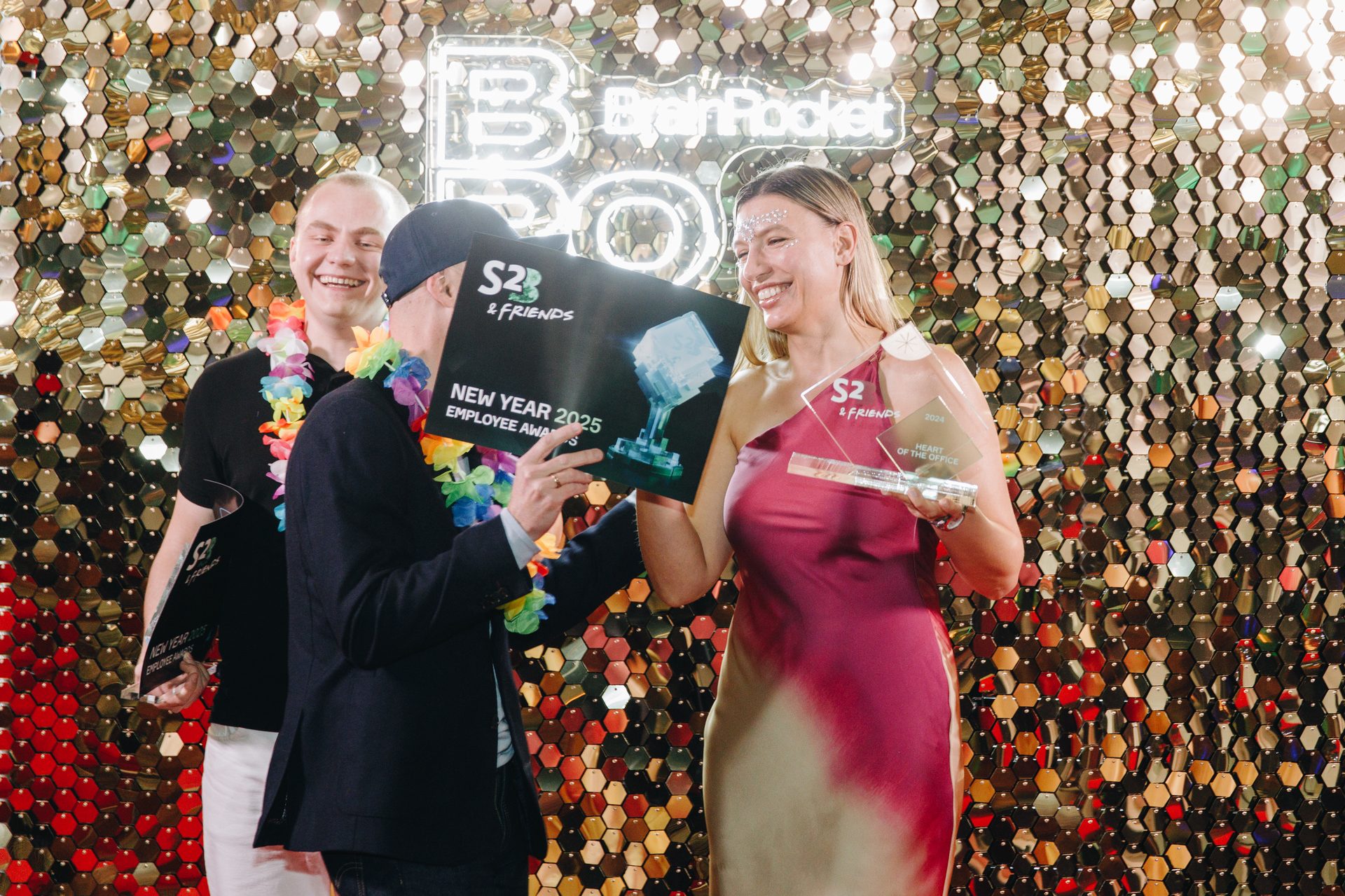 Grand celebration in a historic palace