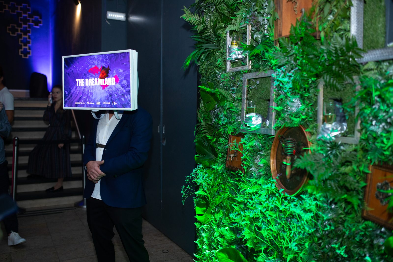 Crowd atmosphere at Web Summit Dreamland party in Lisbon