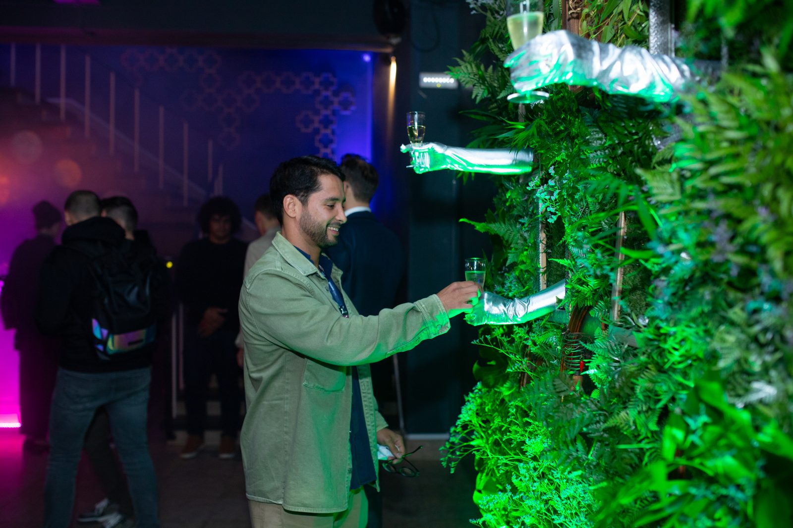 Multi-sensory brand activation experience at Web Summit