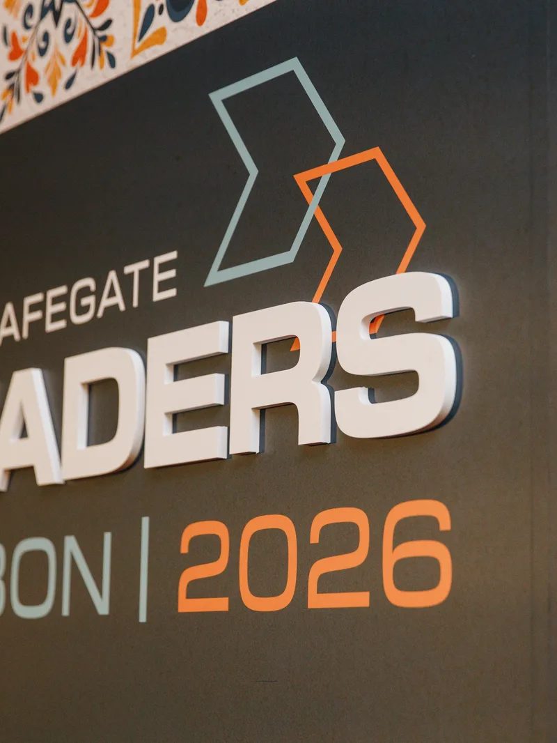 Conference breakout area with branded signage