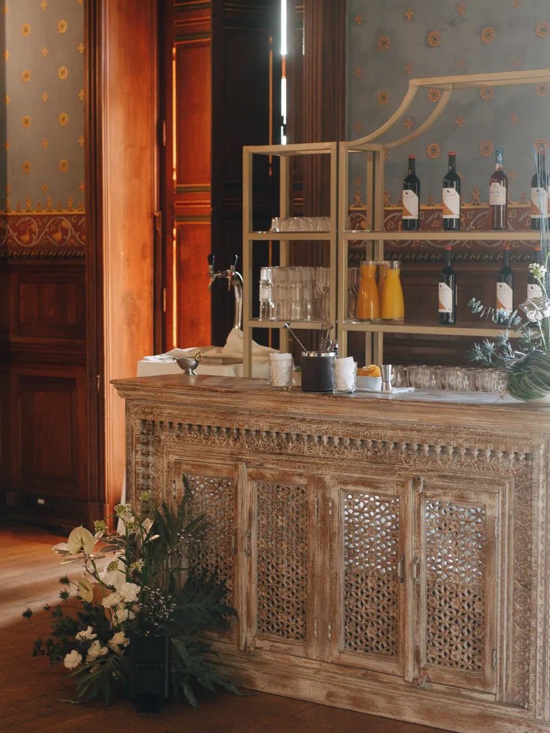 ADB Safegate networking area with professional lighting