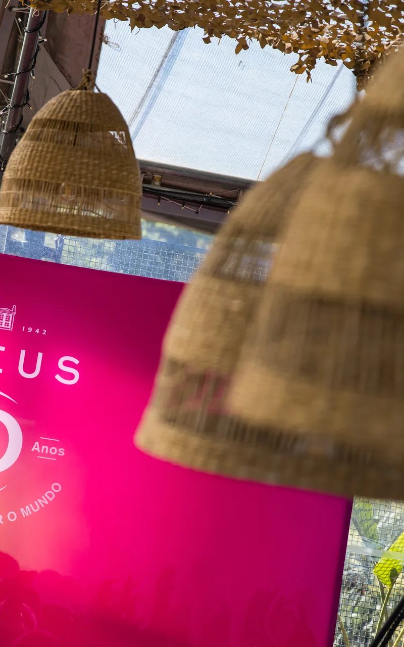 Mateus Rosé neon bar installation at a brand activation