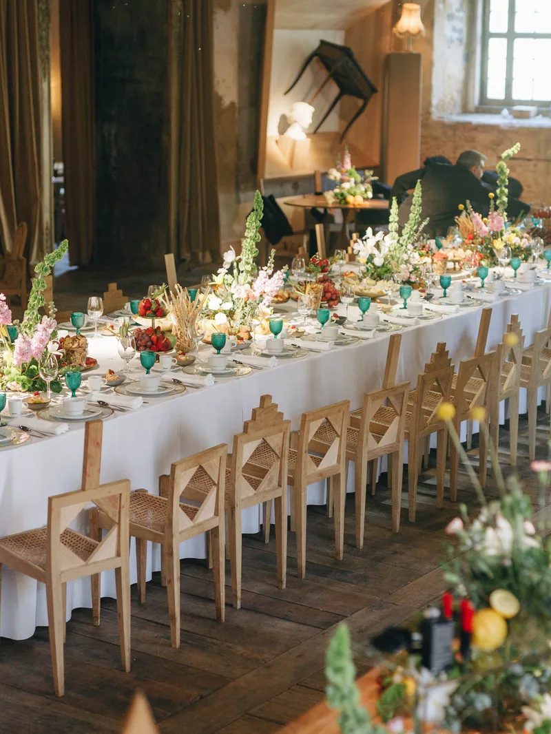 Evening overview of L'Oréal ceremony with warm ambient lighting