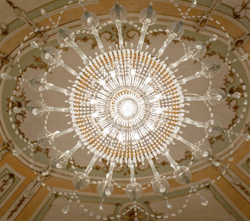 Queluz Throne Room showing a gilded 18th-century ceiling detail, the architectural anchor of the Parques de Sintra ceremonial portfolio.