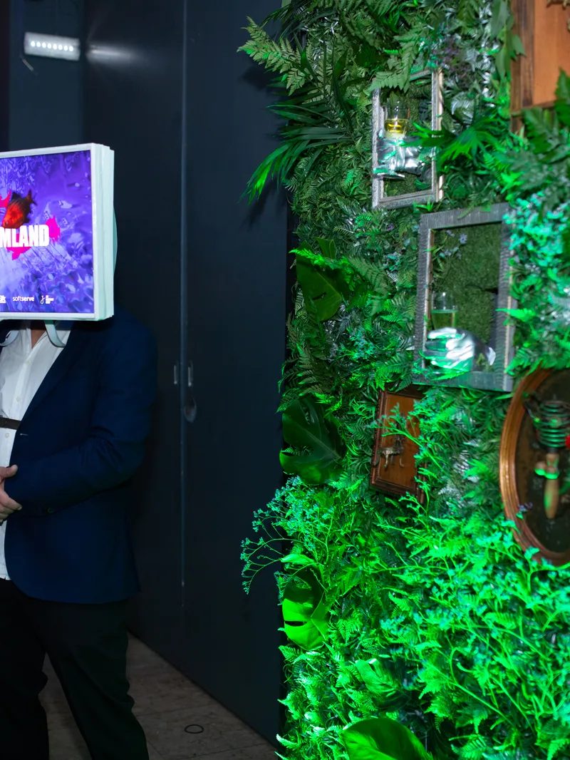 Crowd atmosphere at Web Summit Dreamland party in Lisbon