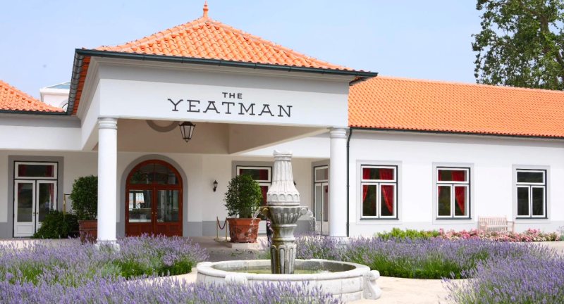 The Yeatman hotel facade, a Relais & Châteaux luxury wine hotel in Vila Nova de Gaia, Porto, photographed for BTQ Events corporate event production